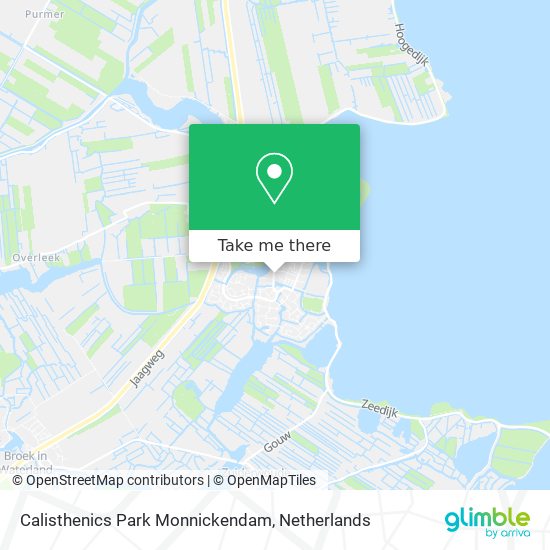 Calisthenics Park Monnickendam map