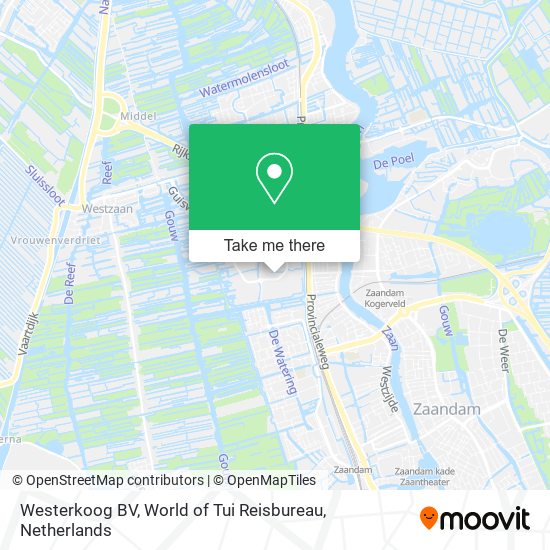 Westerkoog BV, World of Tui Reisbureau map
