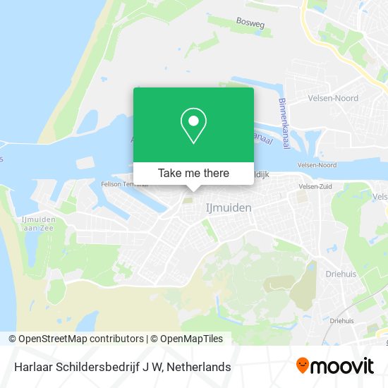 Harlaar Schildersbedrijf J W map