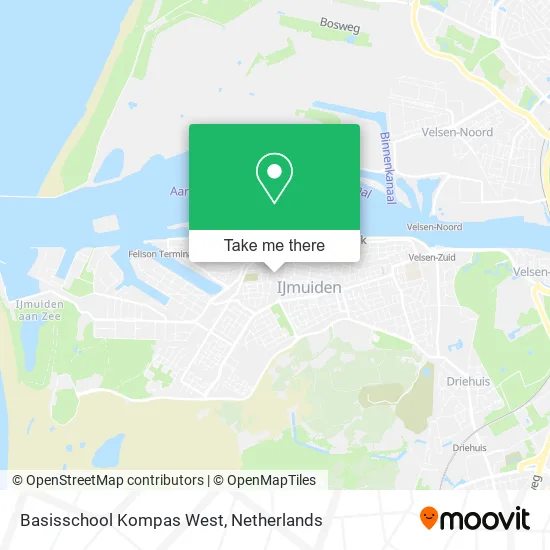 Basisschool Kompas West map