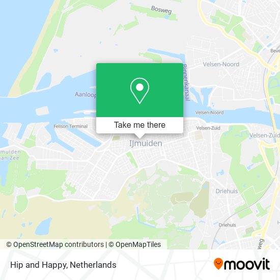 Hip and Happy map