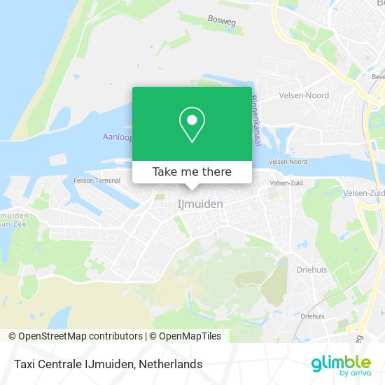 Taxi Centrale IJmuiden map