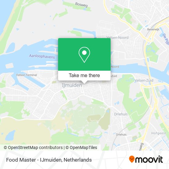 Food Master - IJmuiden map