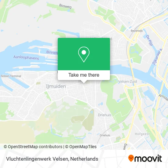 Vluchtenlingenwerk Velsen map