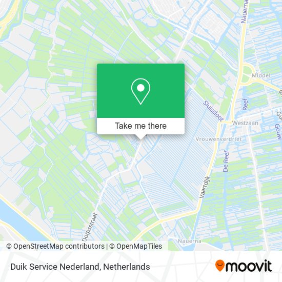 Duik Service Nederland map