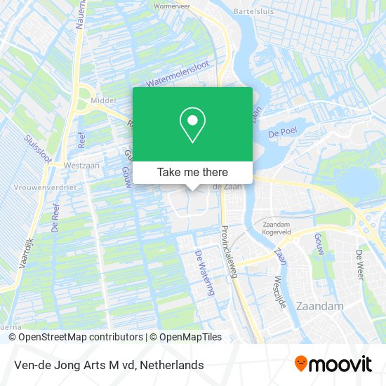 Ven-de Jong Arts M vd map