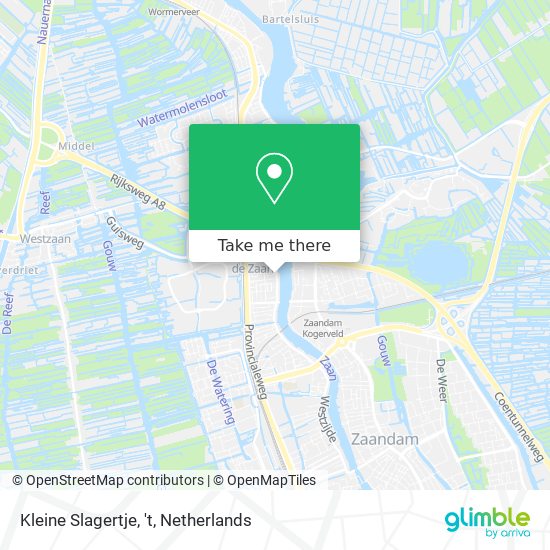 Kleine Slagertje, 't map