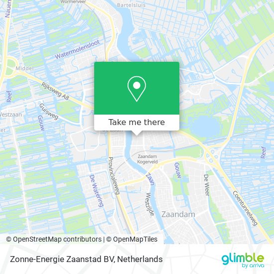 Zonne-Energie Zaanstad BV map