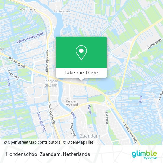 Hondenschool Zaandam map