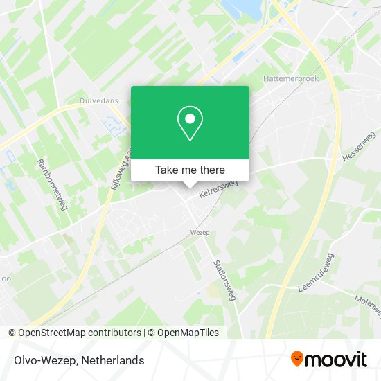 Olvo-Wezep map