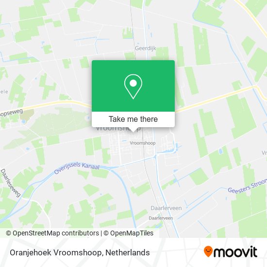 Oranjehoek Vroomshoop map