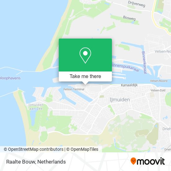 Raalte Bouw map