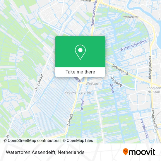 Watertoren Assendelft map