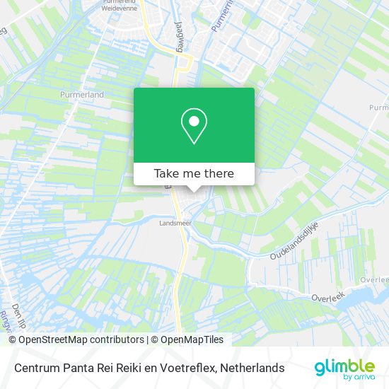 Centrum Panta Rei Reiki en Voetreflex map