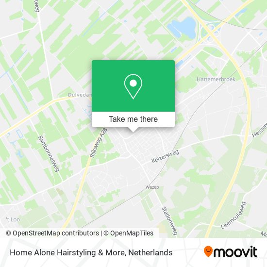 Home Alone Hairstyling & More map