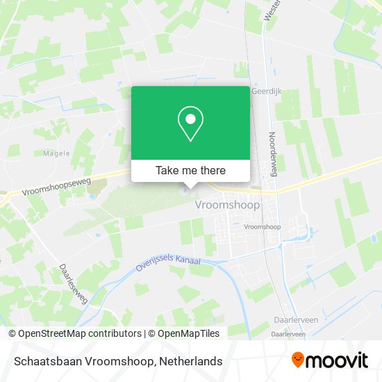 Schaatsbaan Vroomshoop map