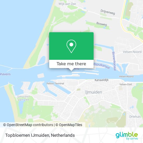 Topbloemen IJmuiden map