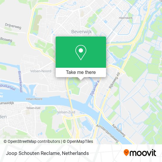 Joop Schouten Reclame map