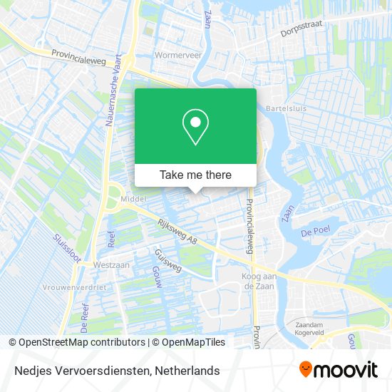 Nedjes Vervoersdiensten map