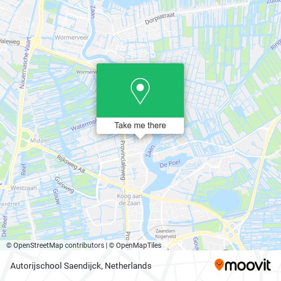 Autorijschool Saendijck map