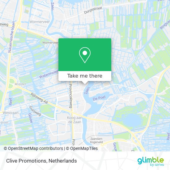Clive Promotions map