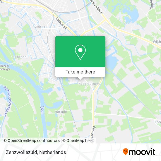 Zenzwollezuid map