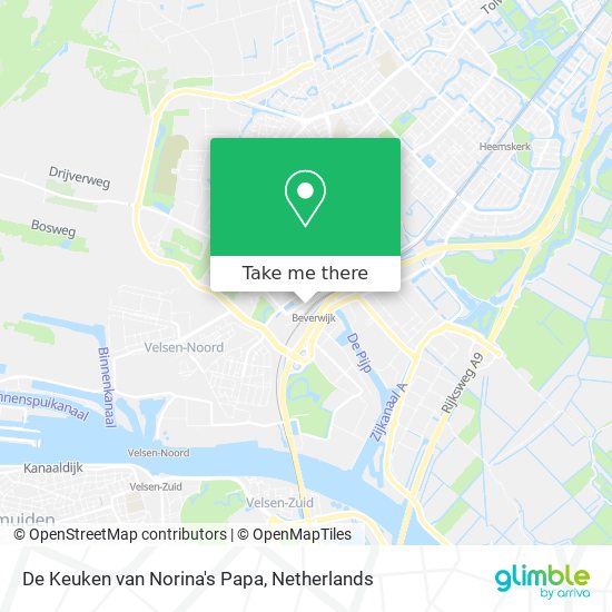 De Keuken van Norina's Papa map