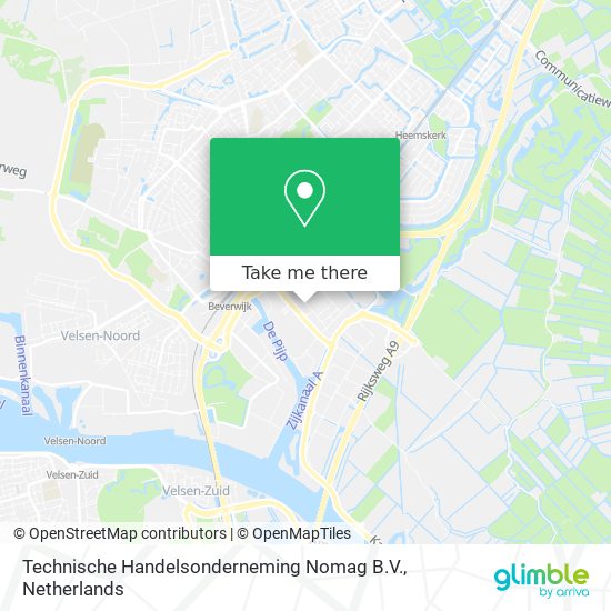 Technische Handelsonderneming Nomag B.V. Karte