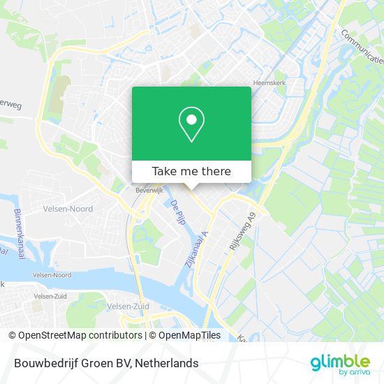 Bouwbedrijf Groen BV map