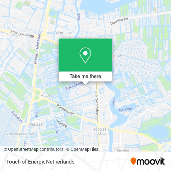 Touch of Energy map