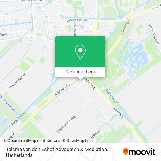 Talsma van den Eshof Advocaten & Mediation map