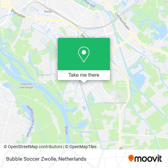 Bubble Soccer Zwolle map