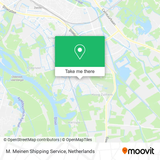 M. Meinen Shipping Service map
