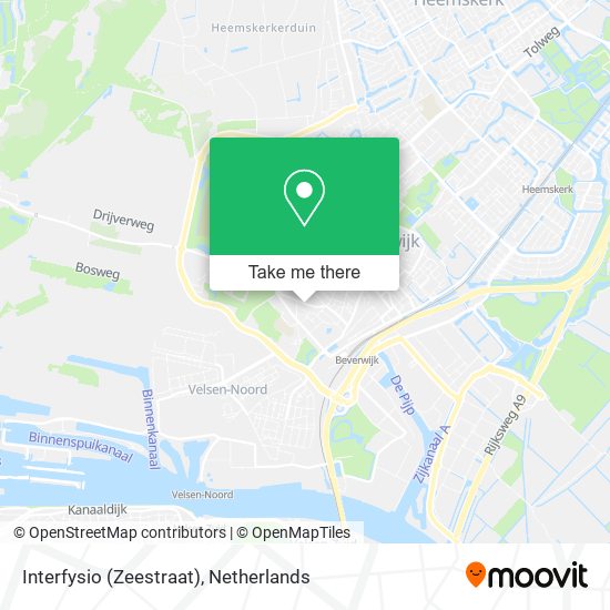 Interfysio (Zeestraat) map