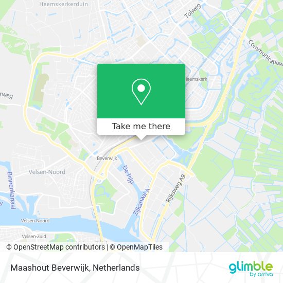 Maashout Beverwijk map