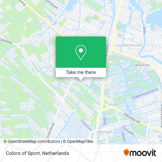 Colors of Sport map