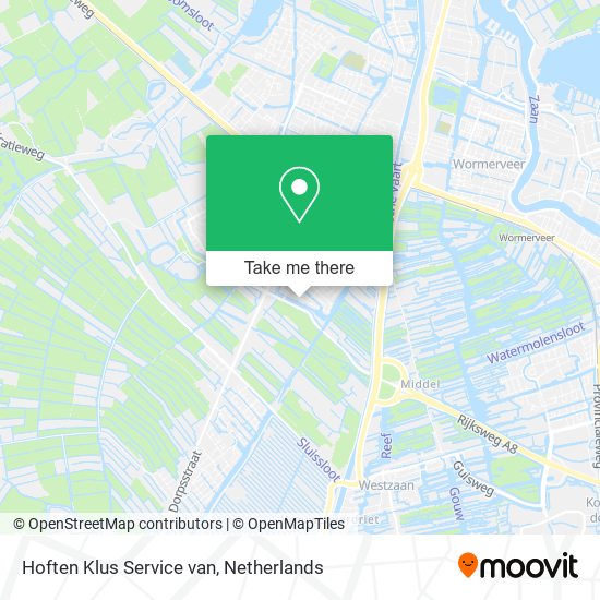 Hoften Klus Service van map