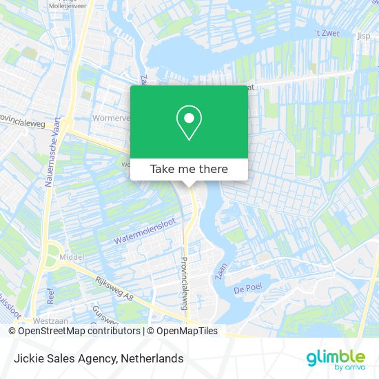 Jickie Sales Agency map