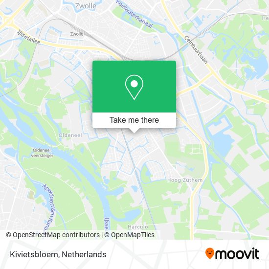 Kivietsbloem map