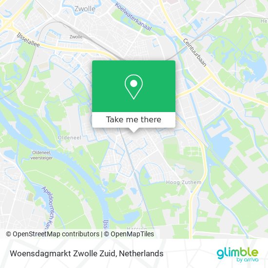 Woensdagmarkt Zwolle Zuid map