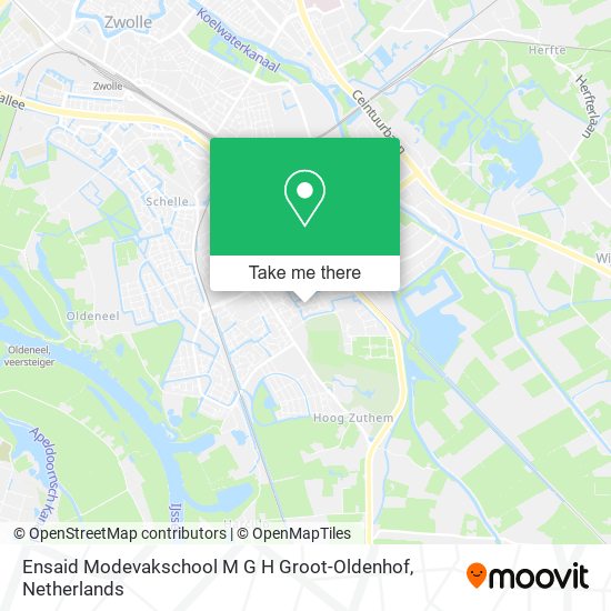 Ensaid Modevakschool M G H Groot-Oldenhof Karte