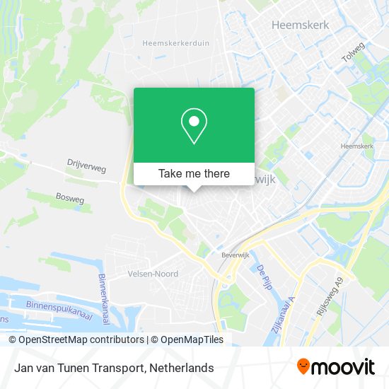 Jan van Tunen Transport map