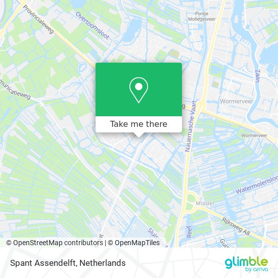 Spant Assendelft map