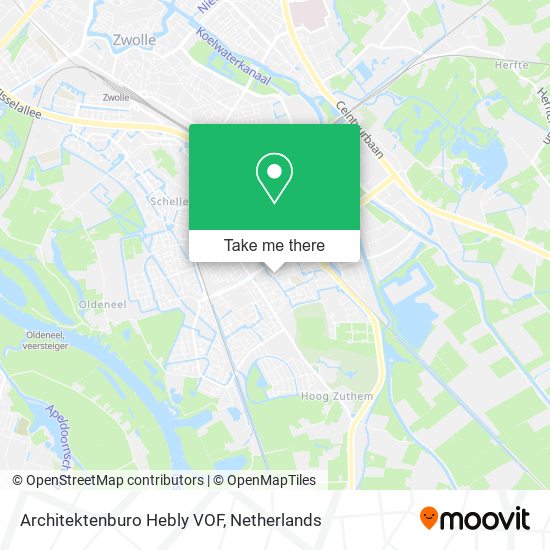 Architektenburo Hebly VOF map