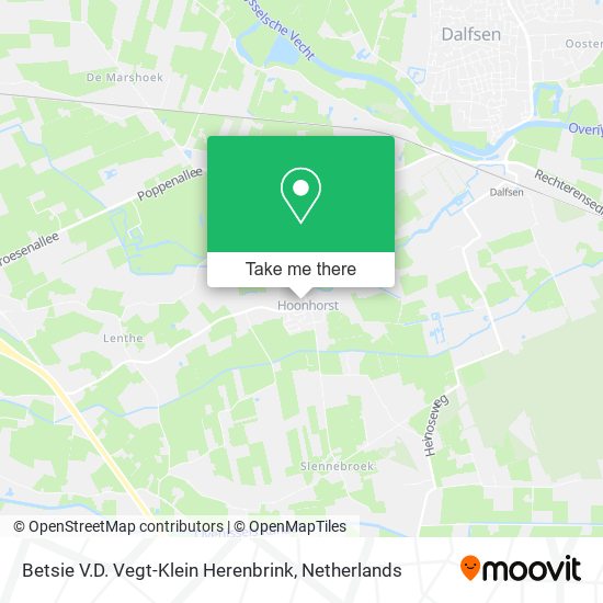 Betsie V.D. Vegt-Klein Herenbrink map