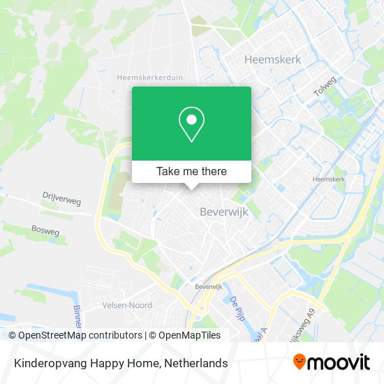 Kinderopvang Happy Home map