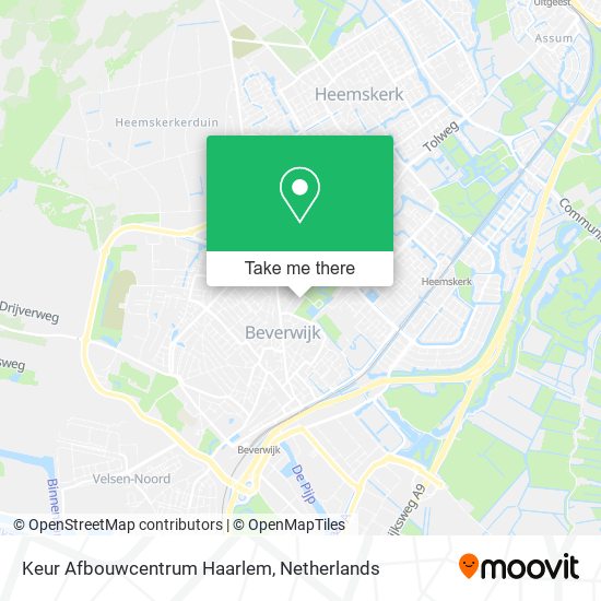 Keur Afbouwcentrum Haarlem map