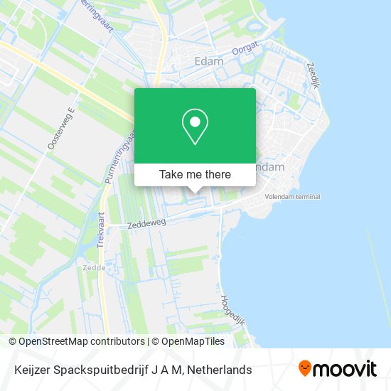 Keijzer Spackspuitbedrijf J A M map