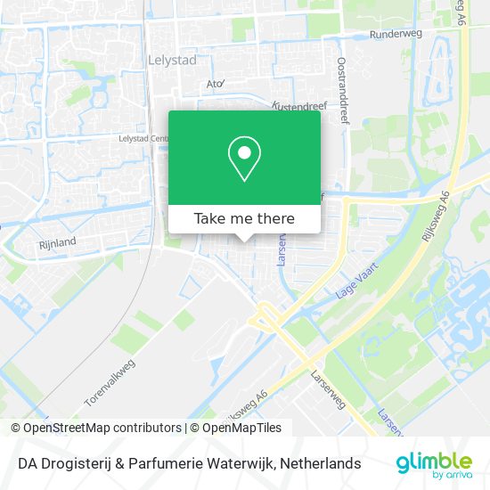 DA Drogisterij & Parfumerie Waterwijk map