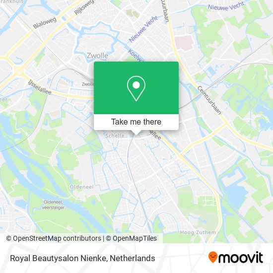 Royal Beautysalon Nienke map